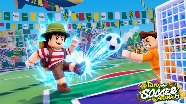 Taro Mini Soccer Arena gameplay